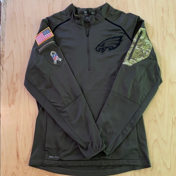 salute to service eagles jacket